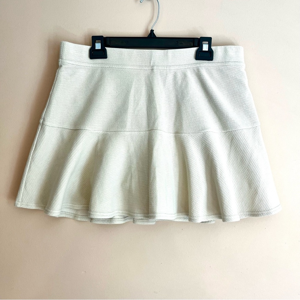 Offline by Aerie Skort, Cream, Size XL, Sporty, Skirt, Tiered